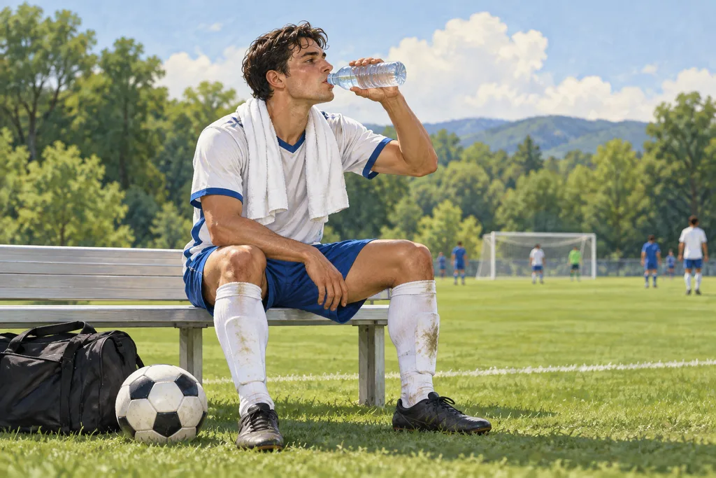 Illustration de l'article « Bien s'hydrater avant, pendant et après un match »